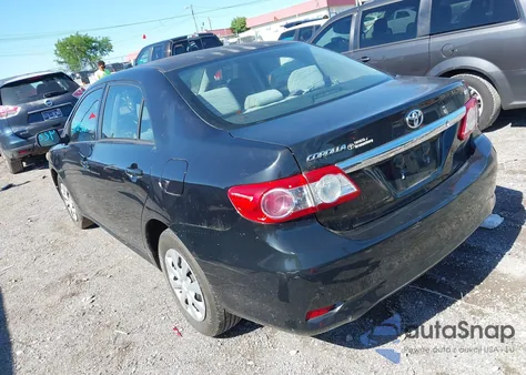 2011 Toyota Corolla Le/S из США, поврежденный, VIN 2T1BU4EE0BC744456